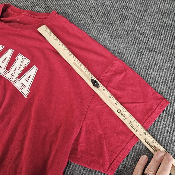 Indiana Hoosiers Shirt Mens 4XL Red NCAA College Basketball Short Sleeve Tee - Picture 4 of 9